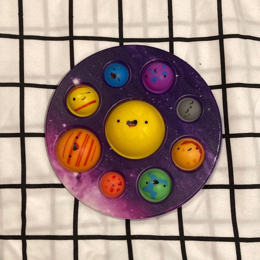 Galaxy/planet dimple